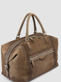 JULES 006 - Taupe Suede Travel Bag - image OCBJULE06LIGC3LEADTU0 - 2