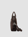 JULES 007 - Braune Aktentasche aus Wildleder - thumb image 6,side view