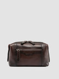 JULES 008 - Brown Leather Pouch - thumb image 1,side view