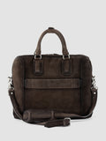 JULES 011 - Brown Suede Briefcase - thumb image 5,side view