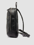 JULES 012 - Black Leather Backpack - thumb image 5,side view