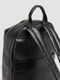 JULES 012 - Black Leather Backpack - thumb image 6,side view