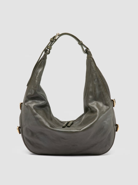 JULIE 015 - Green Leather Shoulder Bag – Officine Creative