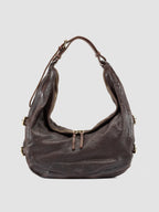 JULIE 015 - Brown Leather Shoulder Bag