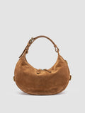 JULIE 016 - Braune Umhängetasche aus Wildleder - thumb image 1,side view