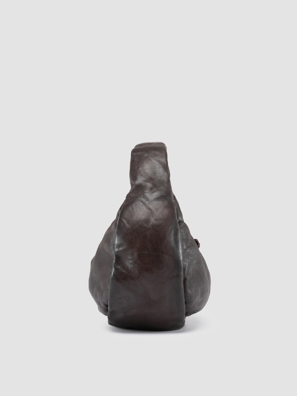 BOLINA 044 - Braune Schultertasche aus Leder - image 5,side view