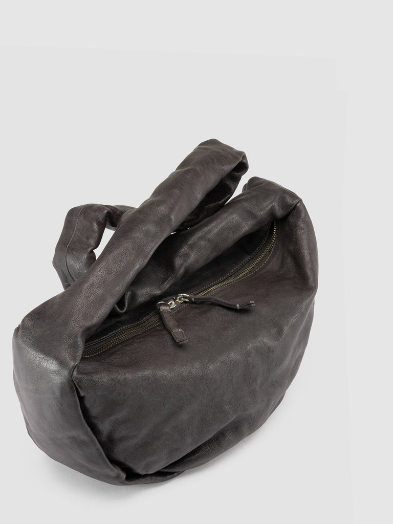 BOLINA 046 - Grey Leather Crossbody Bag-hover