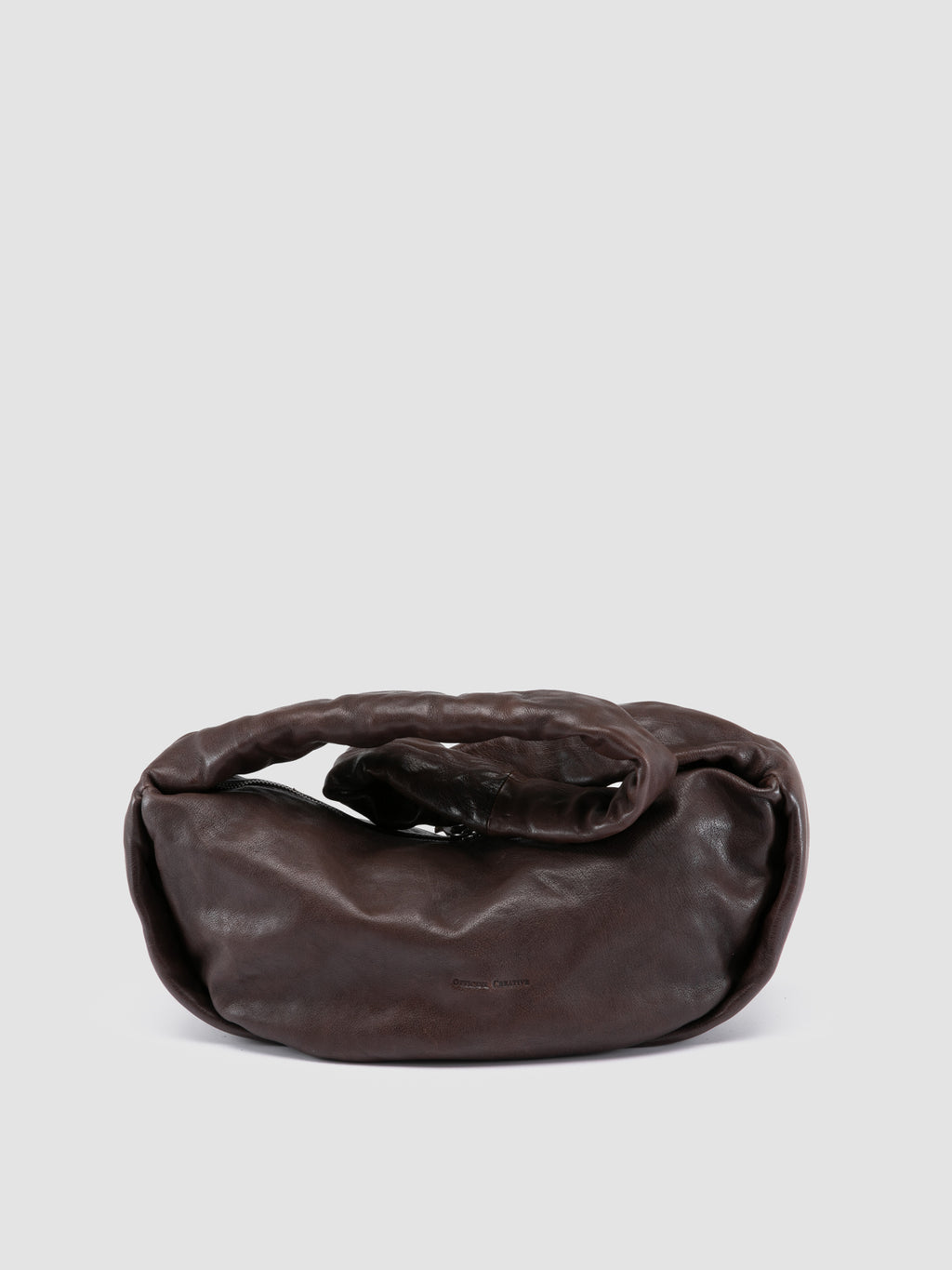 BOLINA 046 - Brown Leather Crossbody Bag - image 4,side view
