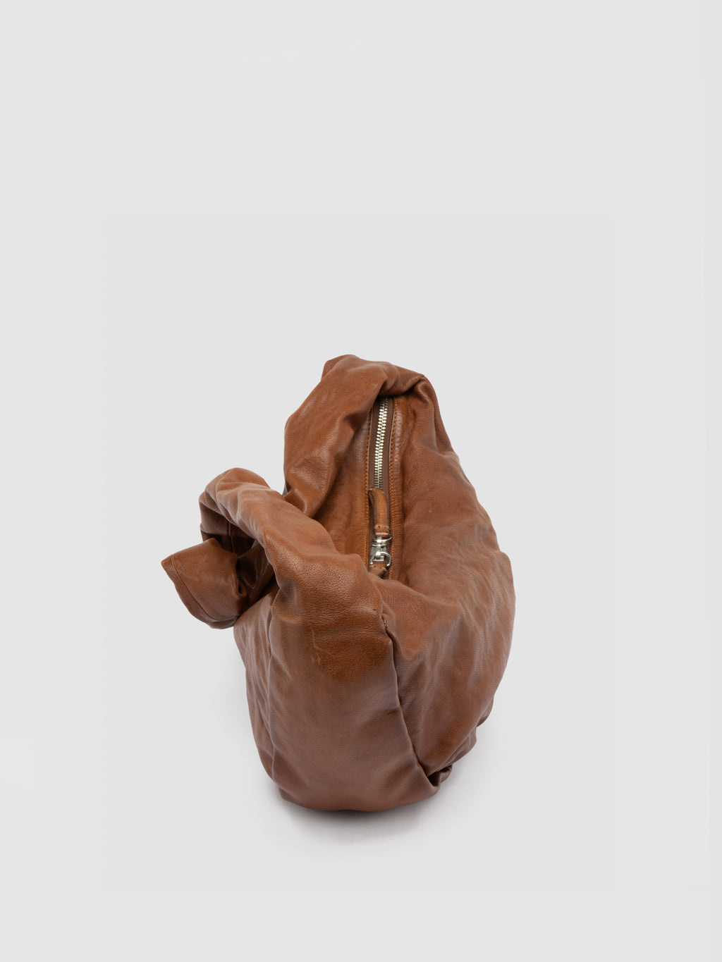 BOLINA 046 - Braune Umhängetasche aus Leder - image 5,side view