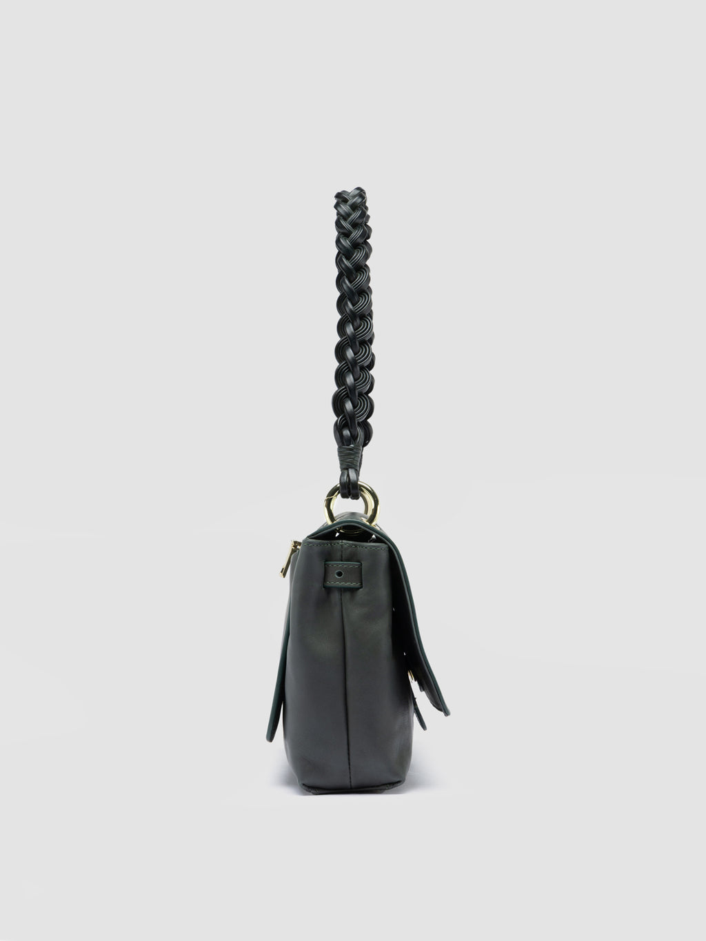 NOLITA WOVEN 212 - Green Nappa Leather Shoulder Bag