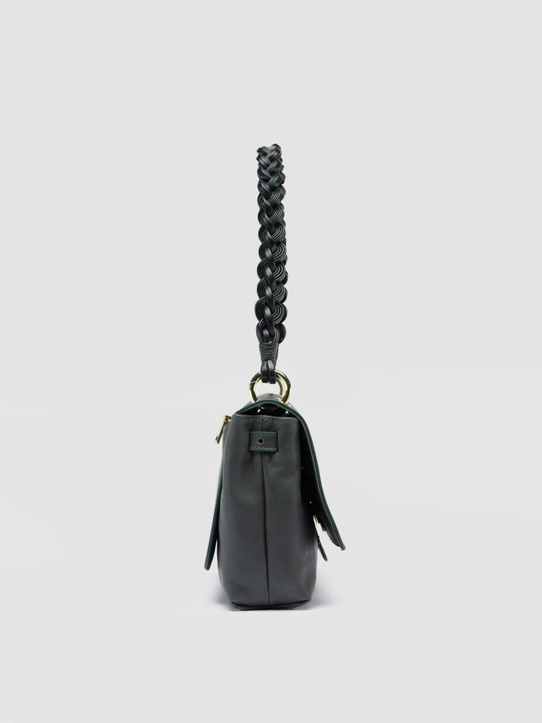 NOLITA WOVEN 212 - Green Nappa Leather Shoulder Bag