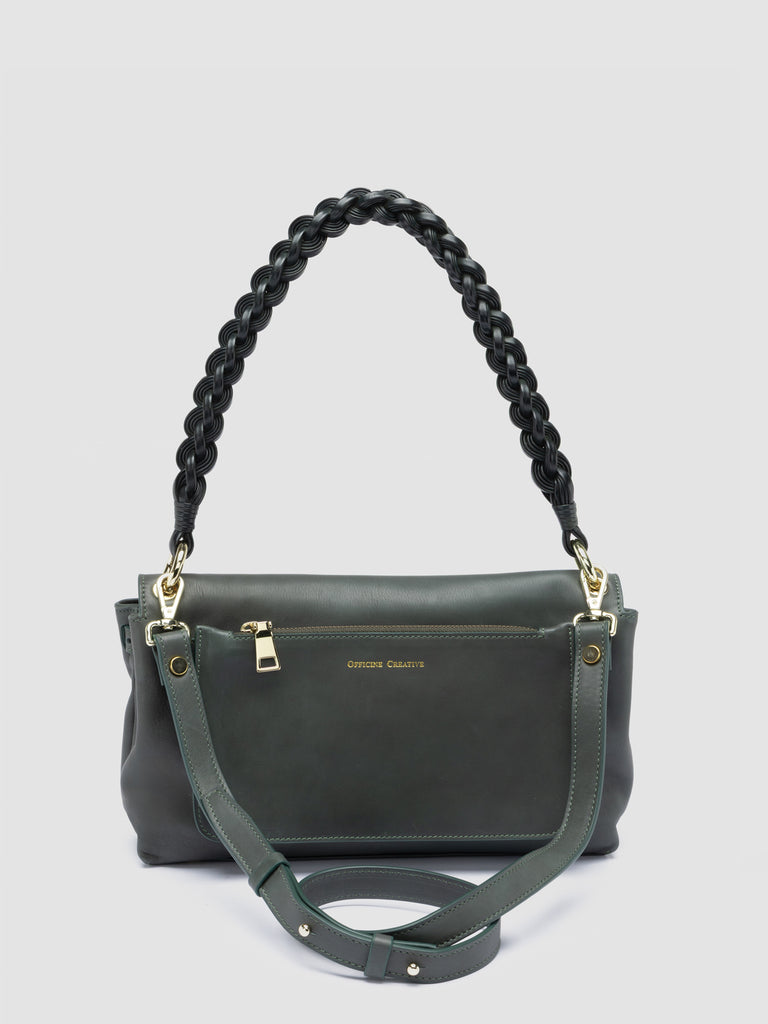 NOLITA WOVEN 212 - Green Nappa Leather Shoulder Bag