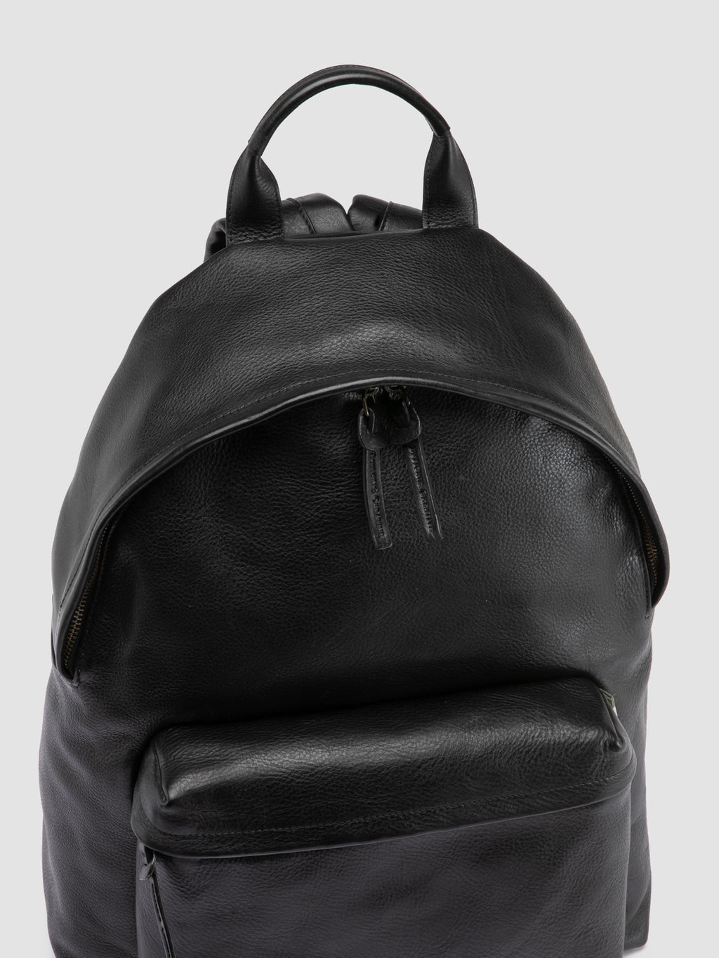 OC PACK 001 - Black Leather Backpack - image 2