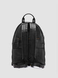 OC PACK 001 - Black Leather Backpack - thumb image 4,side view