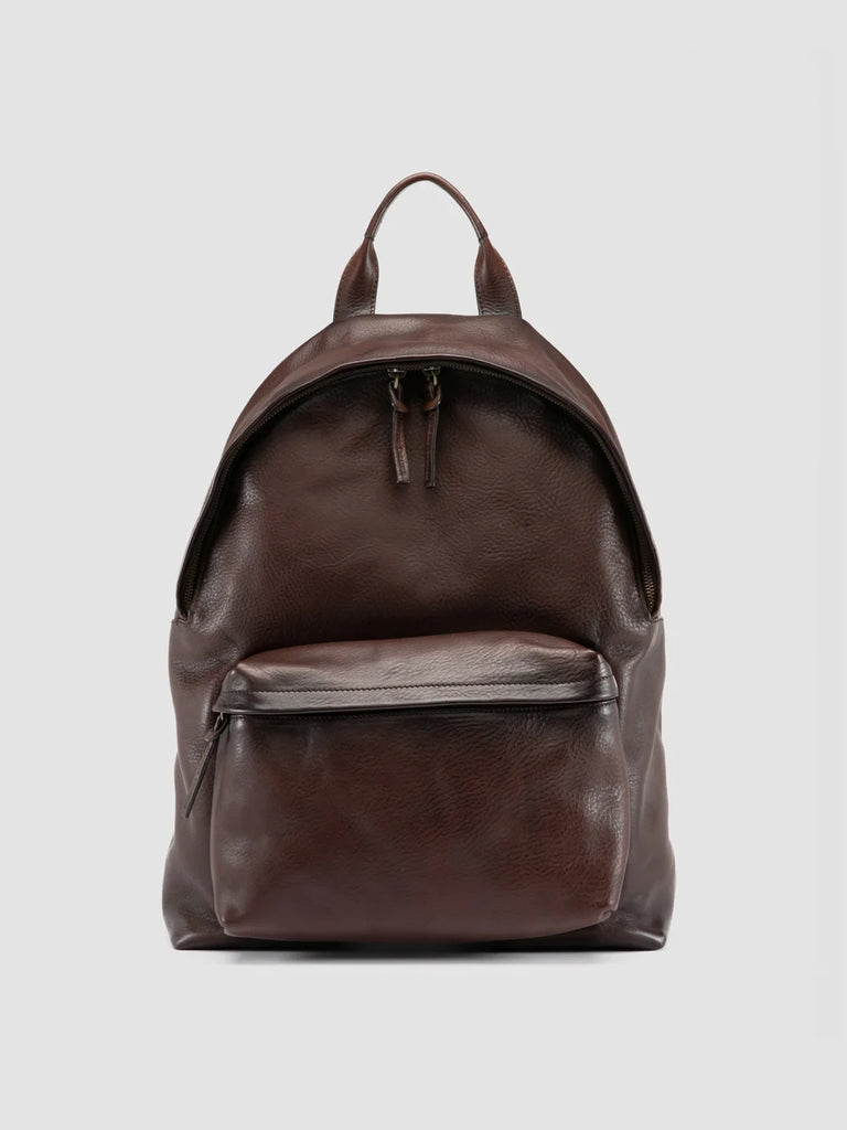 OC PACK 001 - Brown Leather Backpack