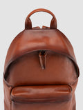 OC PACK 001 - Brown Leather Backpack - thumb image 2,side view