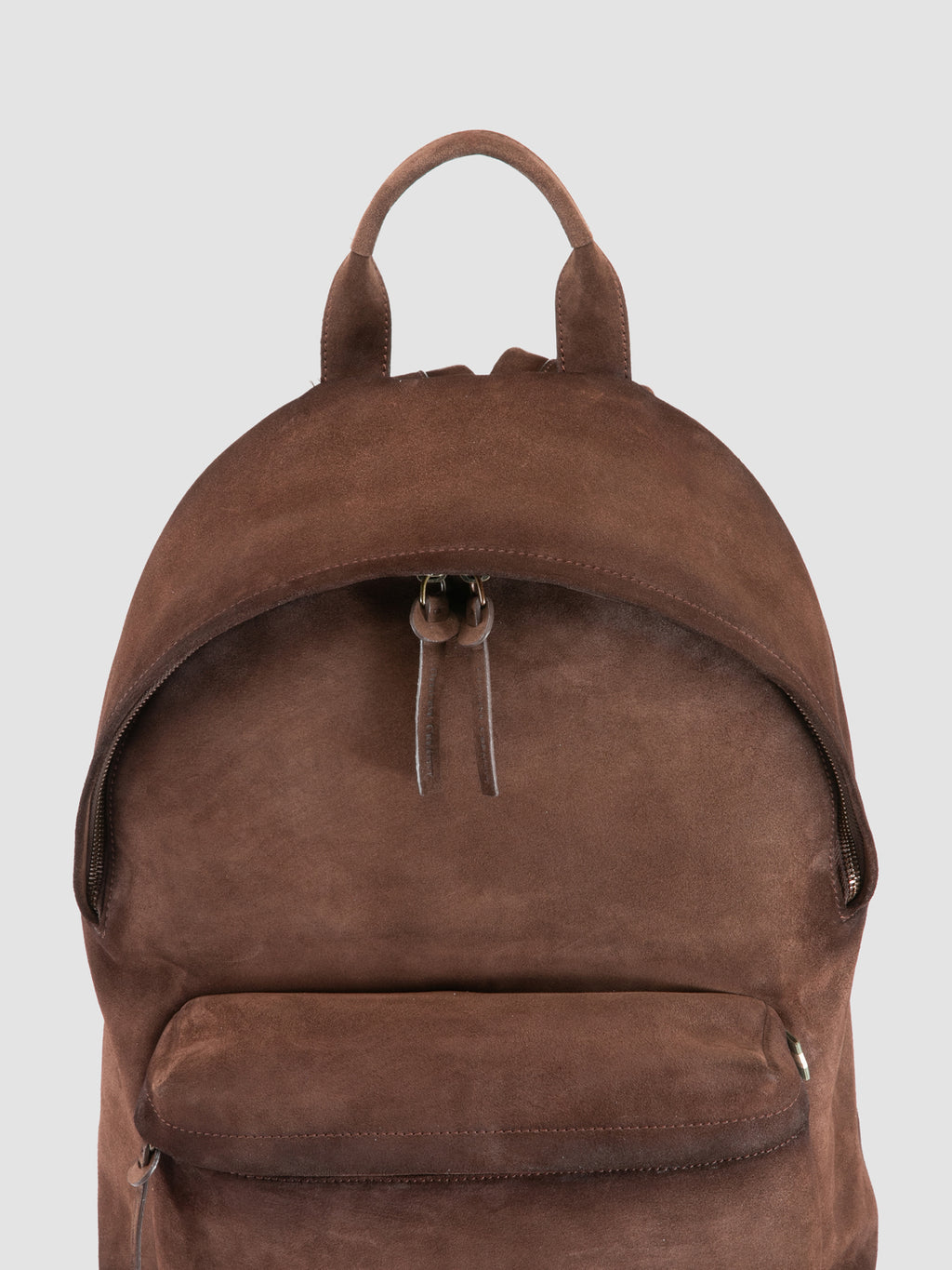 OC PACK 001 - Brown Suede Backpack - image 2,side view