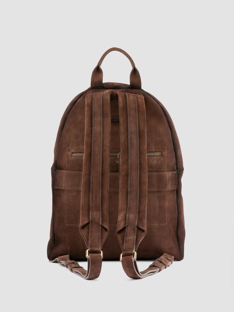 OC PACK 001 - Brown Suede Backpack