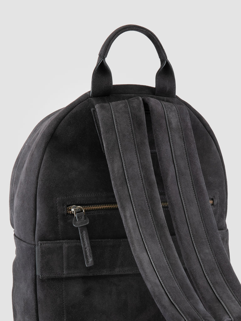 OC PACK 001 - Black Suede Backpack