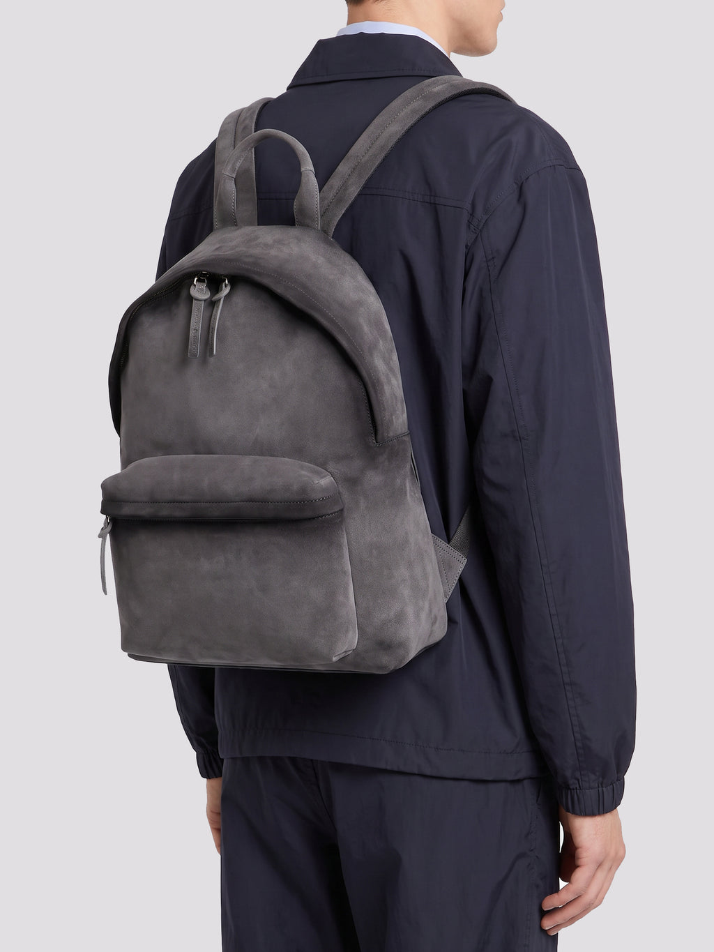 OC PACK 001 - Grey Suede Backpack