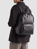 OC PACK 001 - Black Leather Backpack