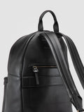 OC PACK 001 - Schwarzer Lederrucksack - thumb image 6,side view