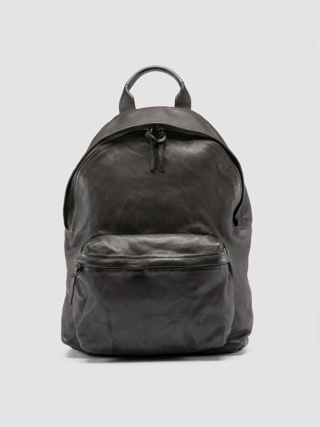 OC PACK 004 - Grey Leather Backpack