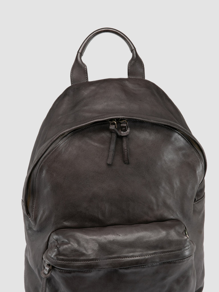 OC PACK 004 - Grey Leather Backpack-hover