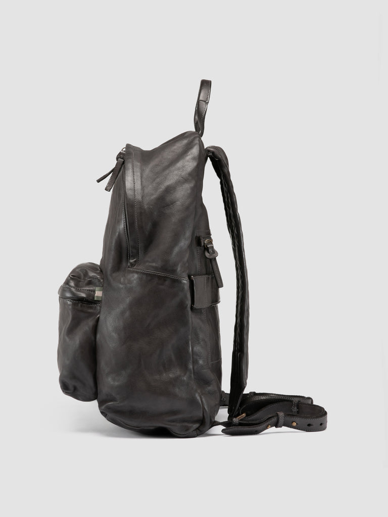 OC PACK 004 - Grey Leather Backpack