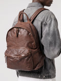 OC PACK 004 - brauner Lederrucksack - thumb image 2,side view
