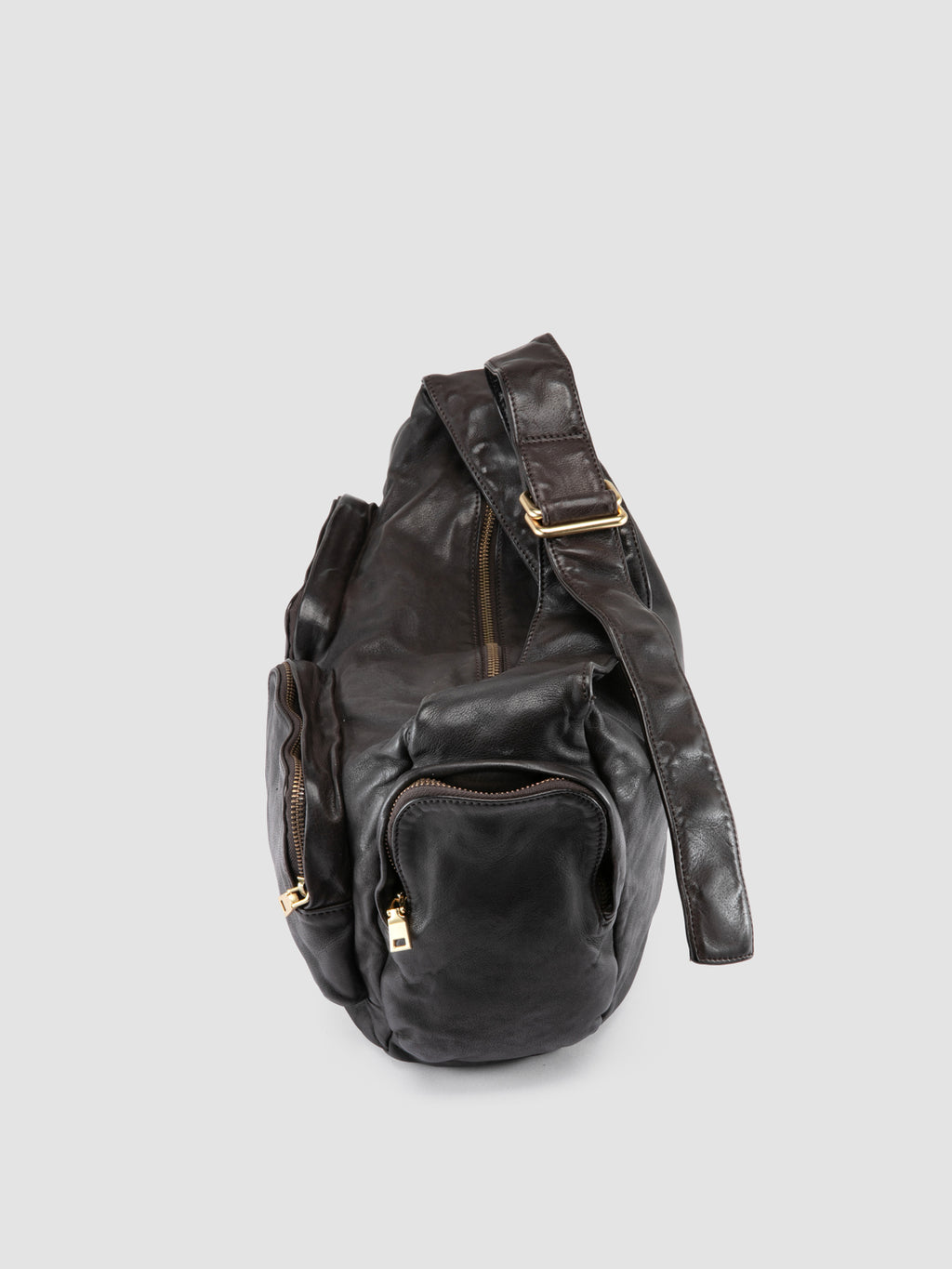 PAGE 002 - Brown Leather Shoulder bags - image 5,side view