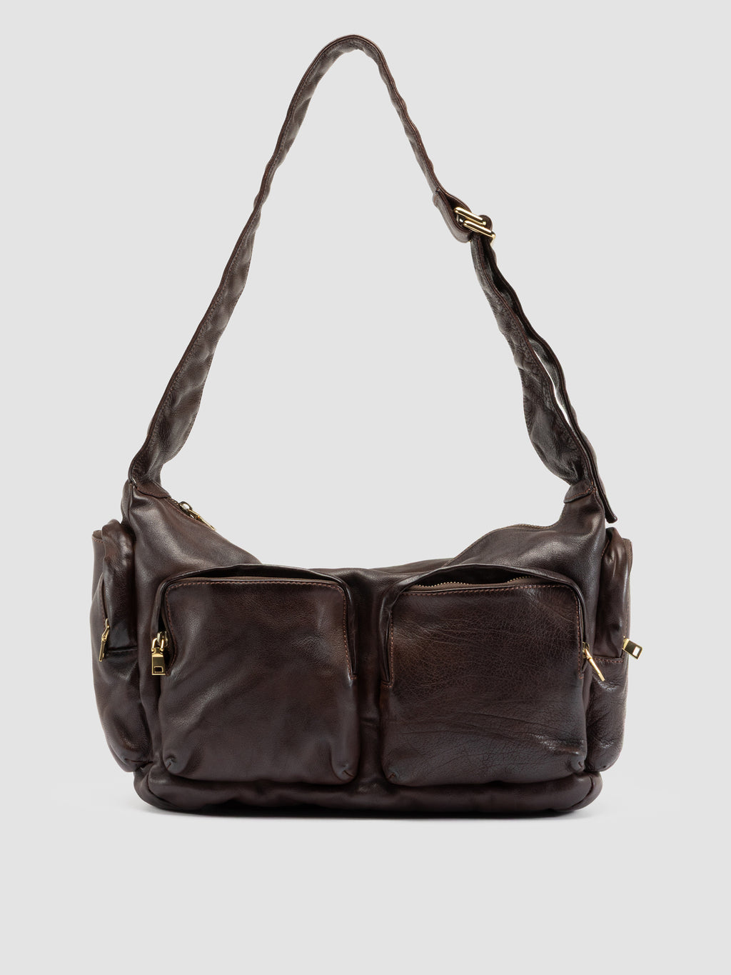 PAGE 002 - Brown Leather Shoulder Bags - image 1,side view