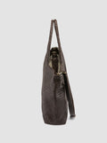 RAQUEL 002 - Brown Leather Shoulder Bag - thumb image 5,side view