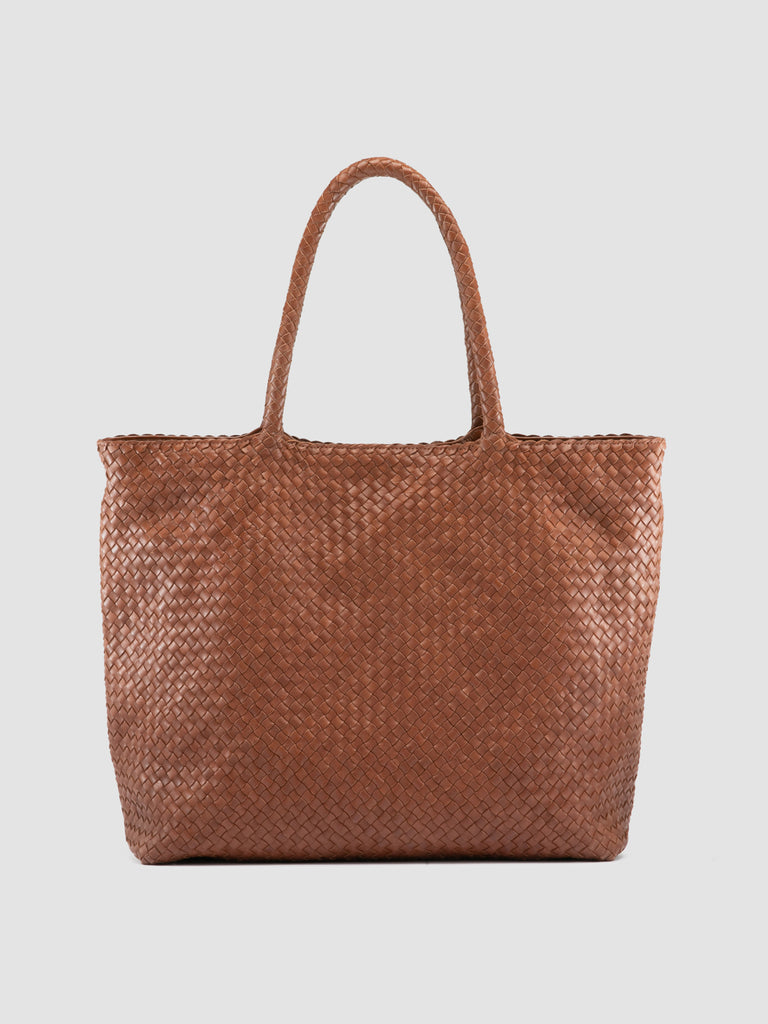 RAQUEL 002 - Brown Leather Shoulder Bag