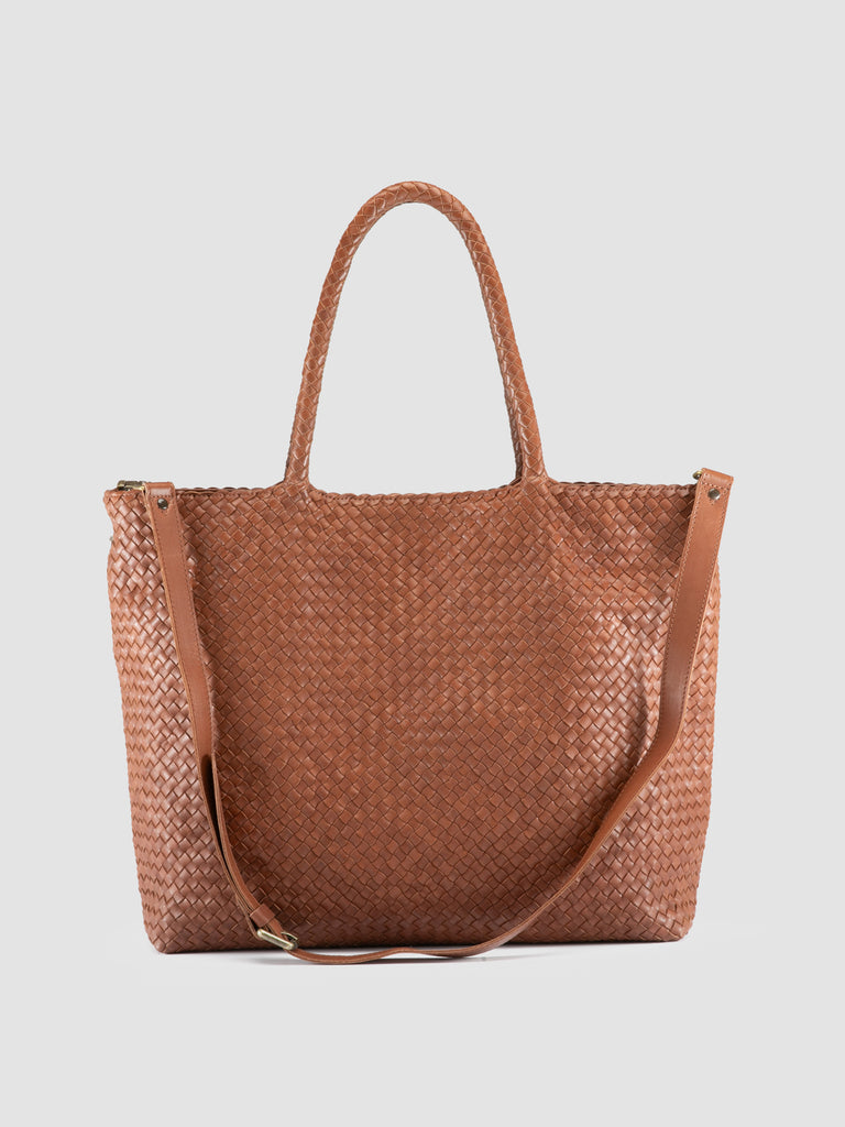 RAQUEL 002 - Brown Leather Shoulder Bag