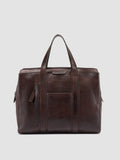 RARE 049 - Braune Aktentasche aus Leder - thumb image 1,side view