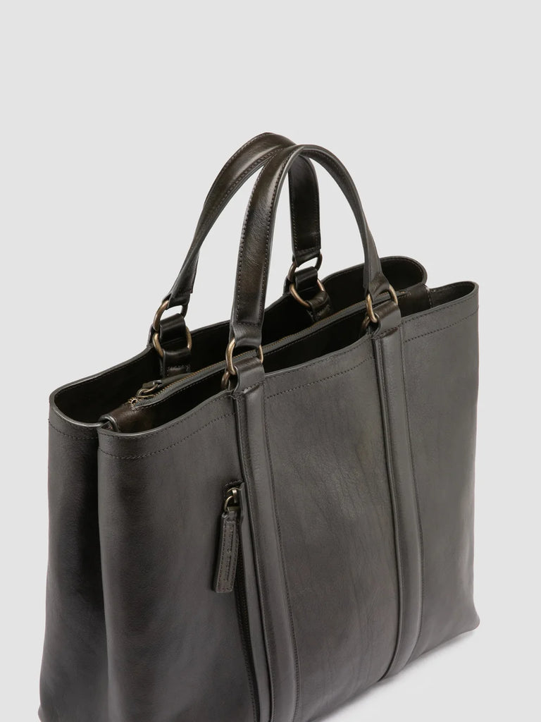 RARE 050 - Green Leather Briefcase