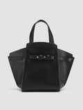 SADDLE 07 - Black Leather Handle Bag - thumb image 1,side view