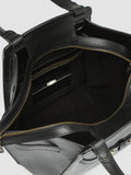 SADDLE 07 - Black Leather Handle Bag - thumb image 5,side view