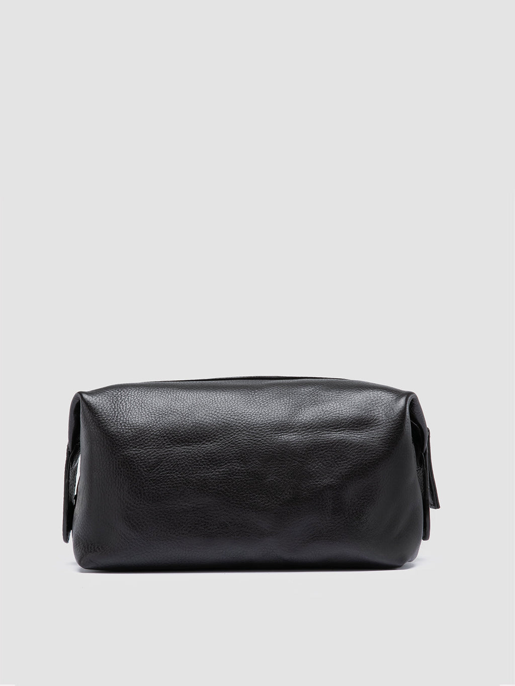 VANITY CASE 001 - schwarze Ledertasche - image 1,side view