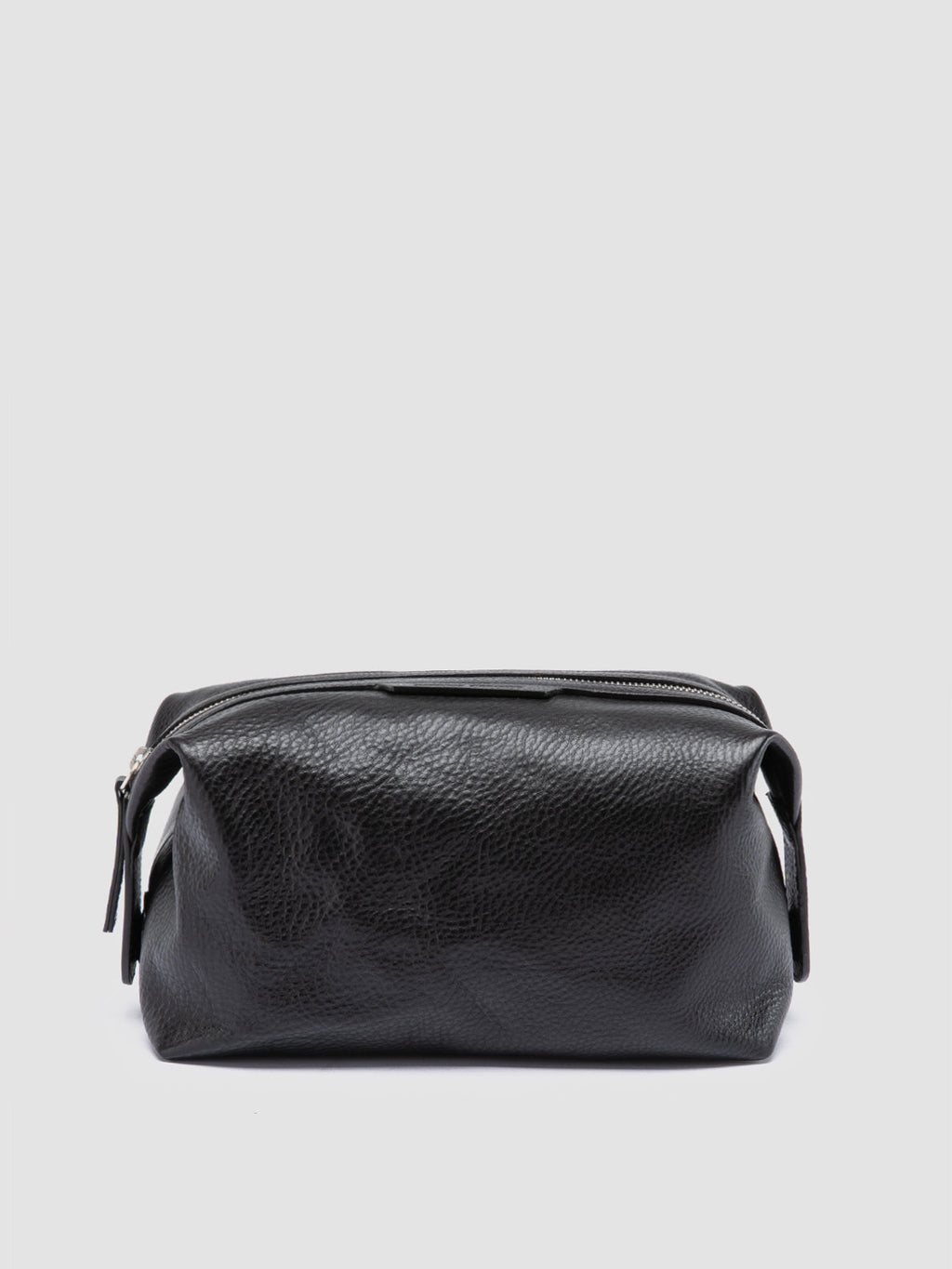 VANITY CASE 001 - schwarze Ledertasche - image 4,side view