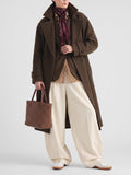 VICKY 001 - Brown Leather Handle Bag - thumb image 2,side view