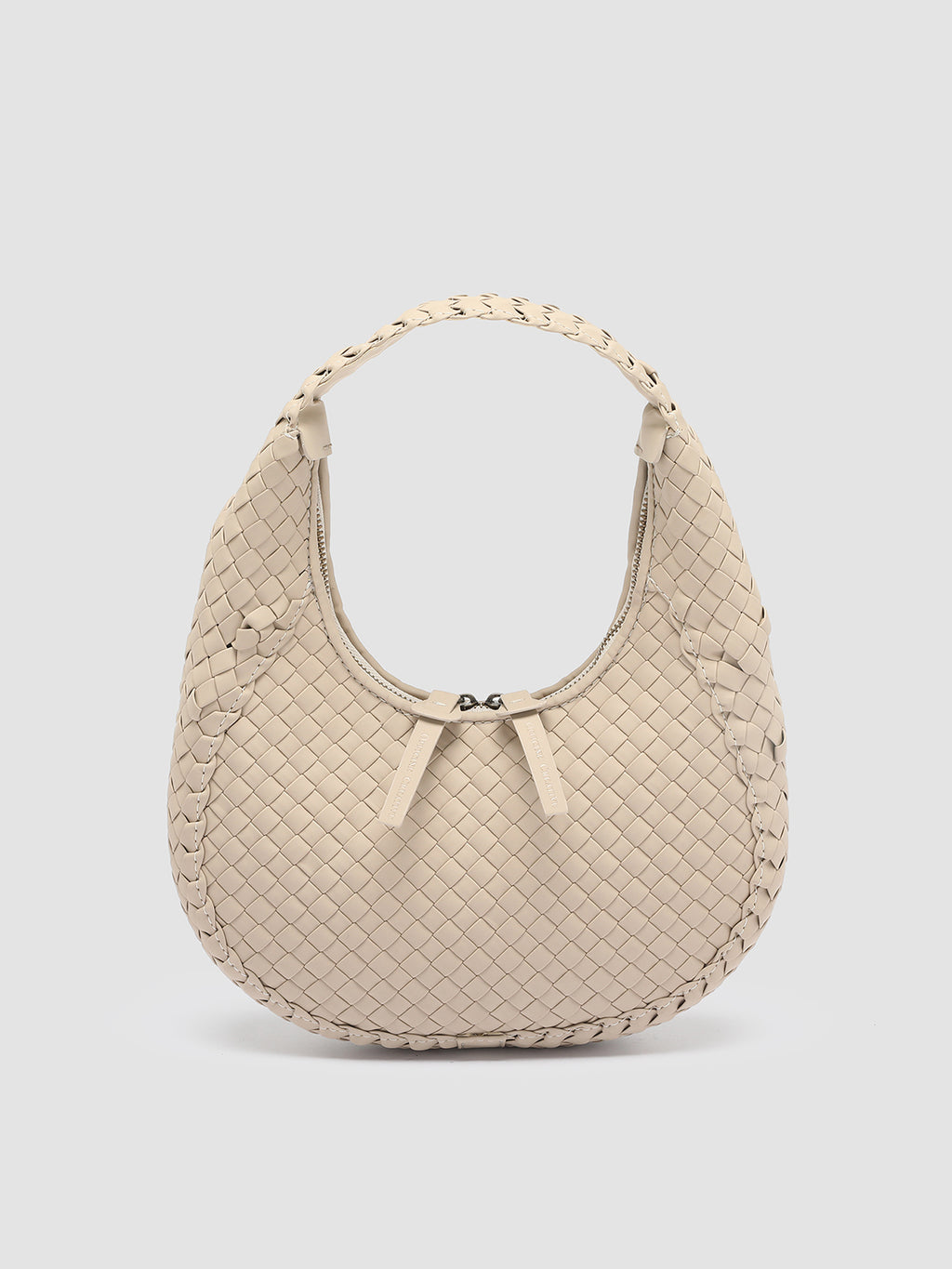 OC CLASS 057 Mignon - Taupe Leather Hobo Bag