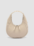 OC CLASS 057 Mignon - Taupe Leather Hobo Bag