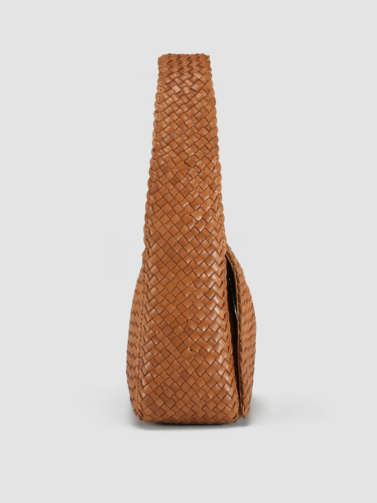 OC CLASS 062 Woven - graue Umhängetasche aus Leder