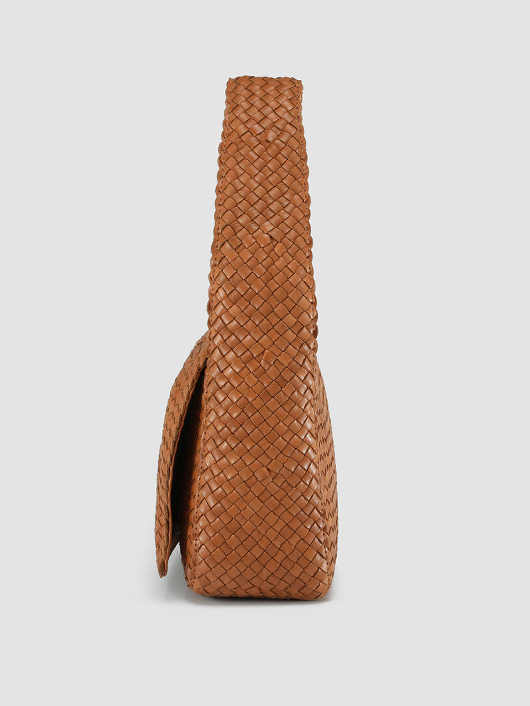 OC CLASS 062 Woven - graue Umhängetasche aus Leder