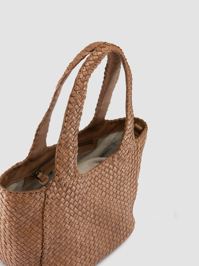 OC CLASS 064 - Brown Leather Shoulder Bag