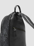 OC CLASS 069 - Black Leather Backpack