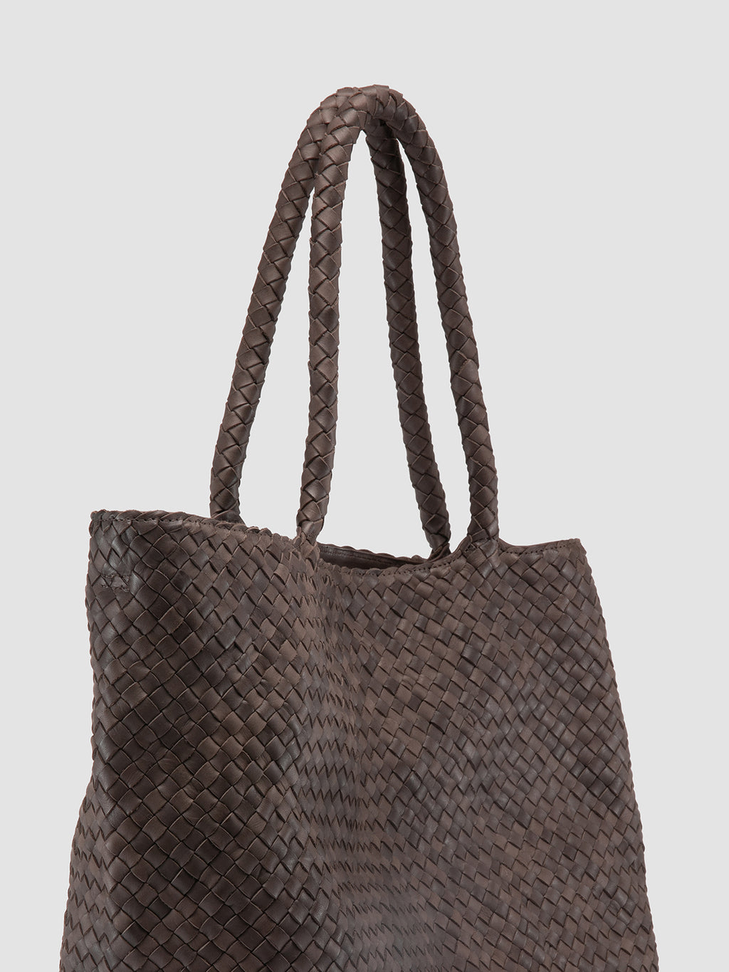 OC CLASS 35 - Brown Leather Tote Bag