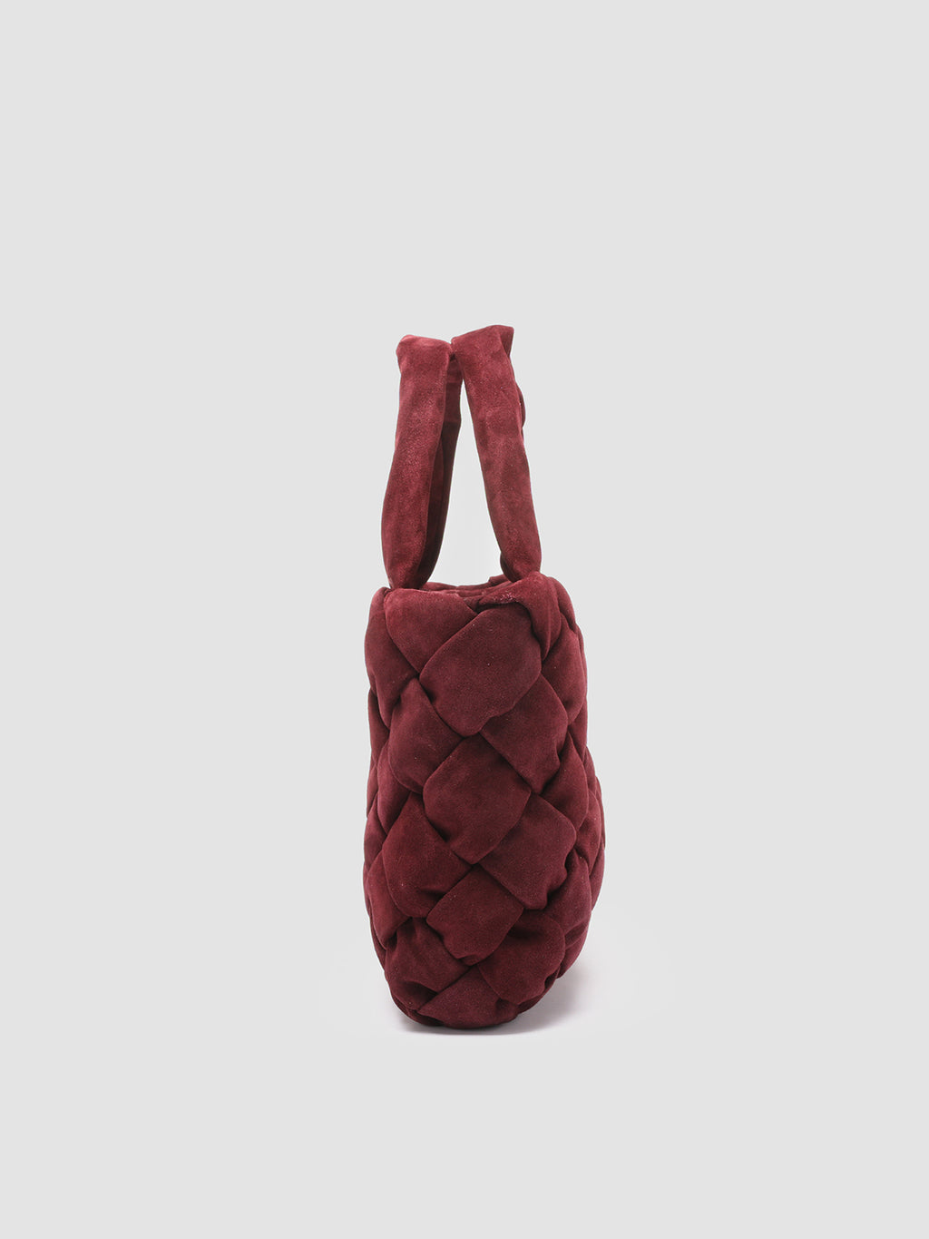 OC CLASS 48 Massive - Burgundy Suede Handbag